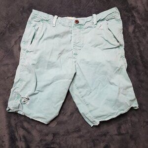 Mens Hollister Shorts Distressedbutton Fly